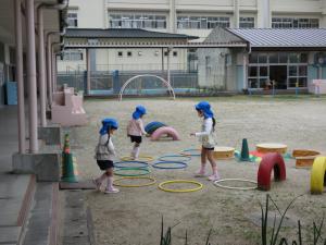 フープ遊び