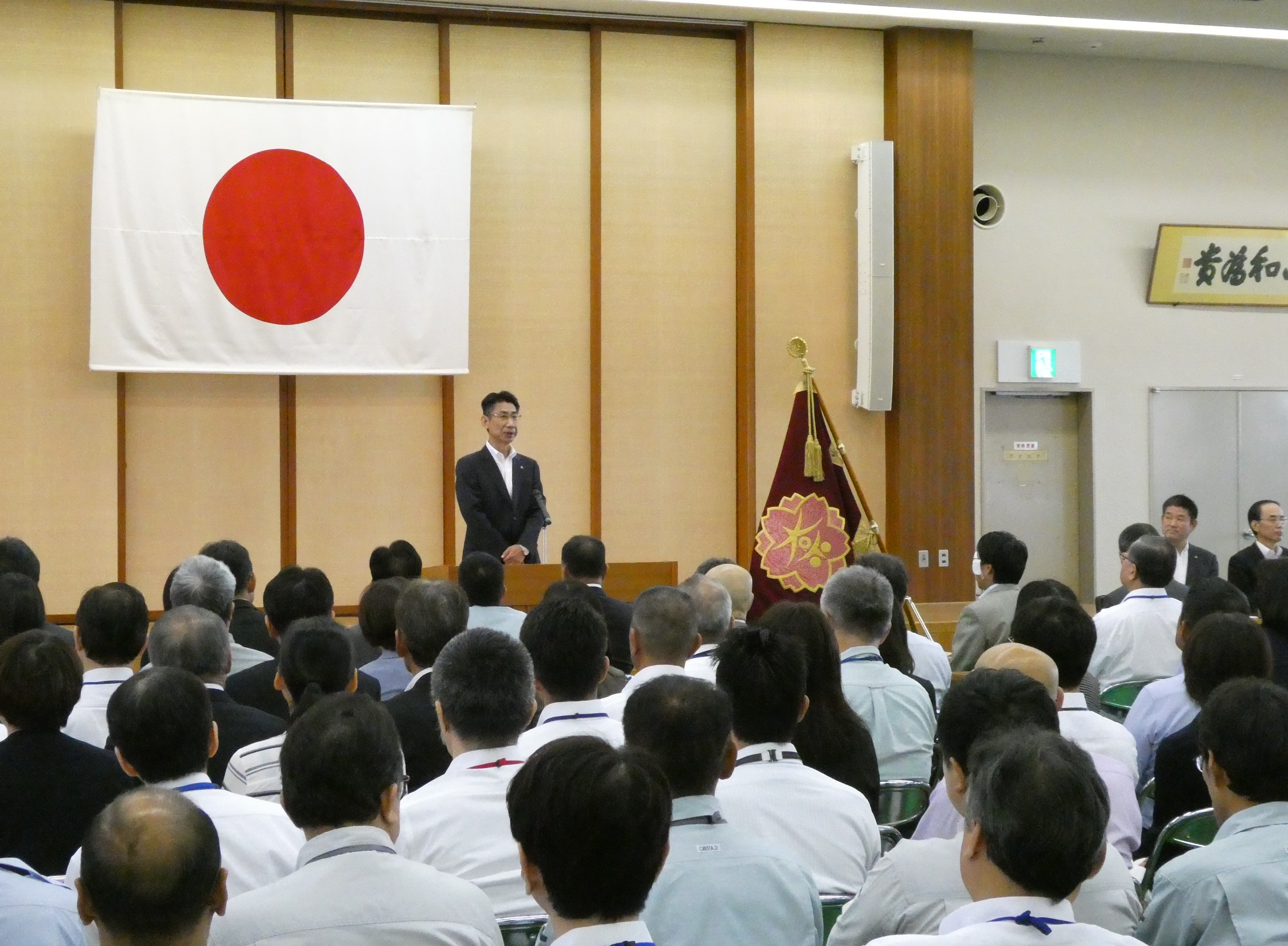 津山副市長退任式の画像