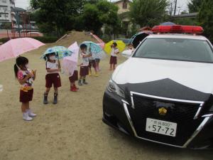 パトカーの見学