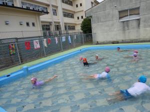 わにあるきをしている