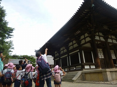 園外保育(唐招提寺奈良市立京西中学校)　10月18日（木曜日）の画像7