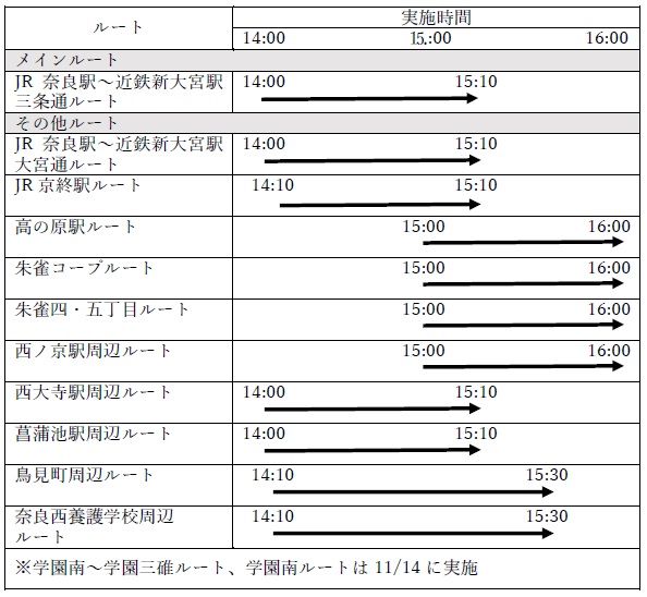スケジュールの画像
