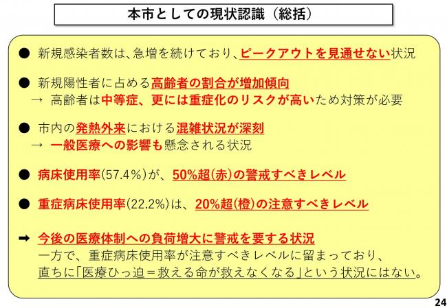 本市としての現状認識（総括）