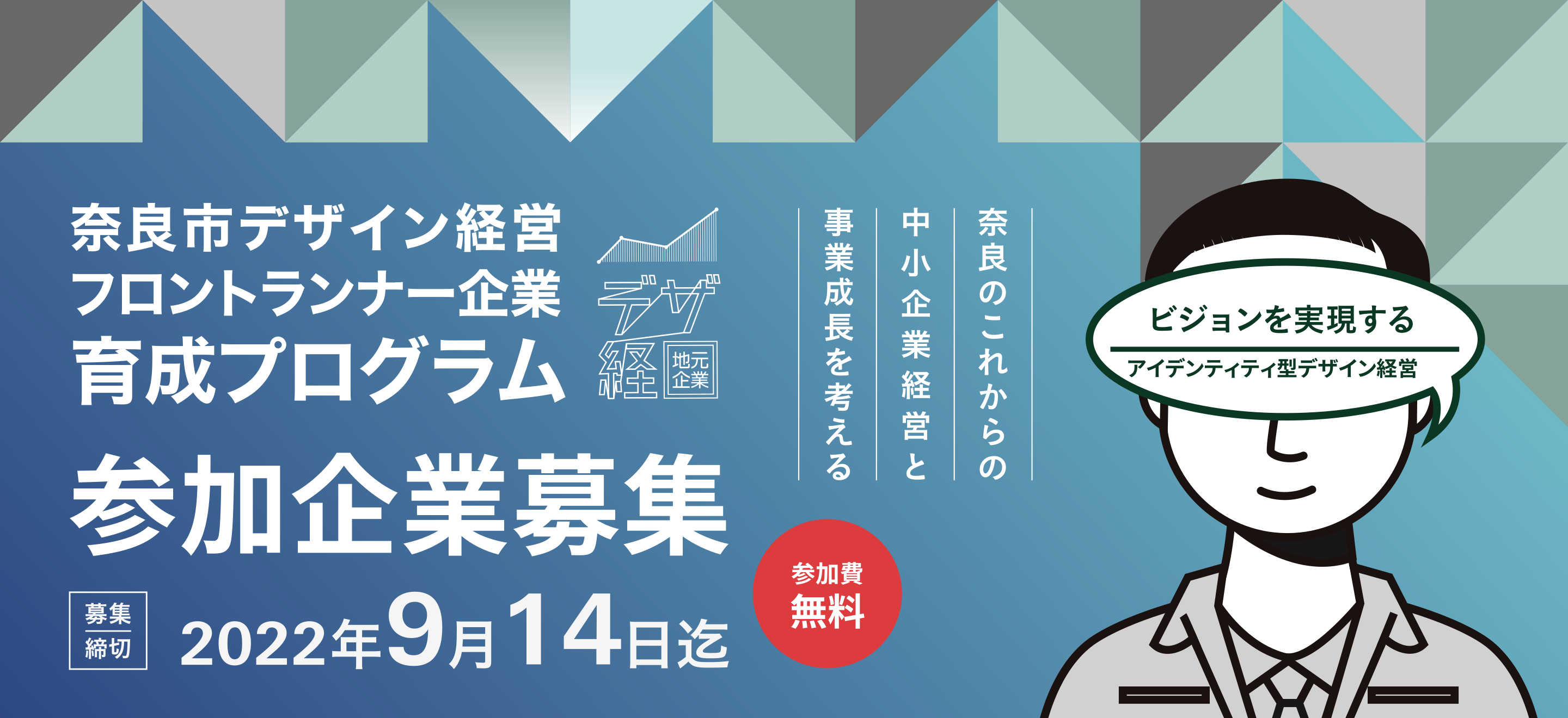 奈良市　デザイン経営　伴走支援　アイデンティティ型デザイン経営　事業者支援　コロナ　アフターコロナ　VUCA