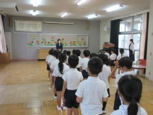 ２学期　始業式２