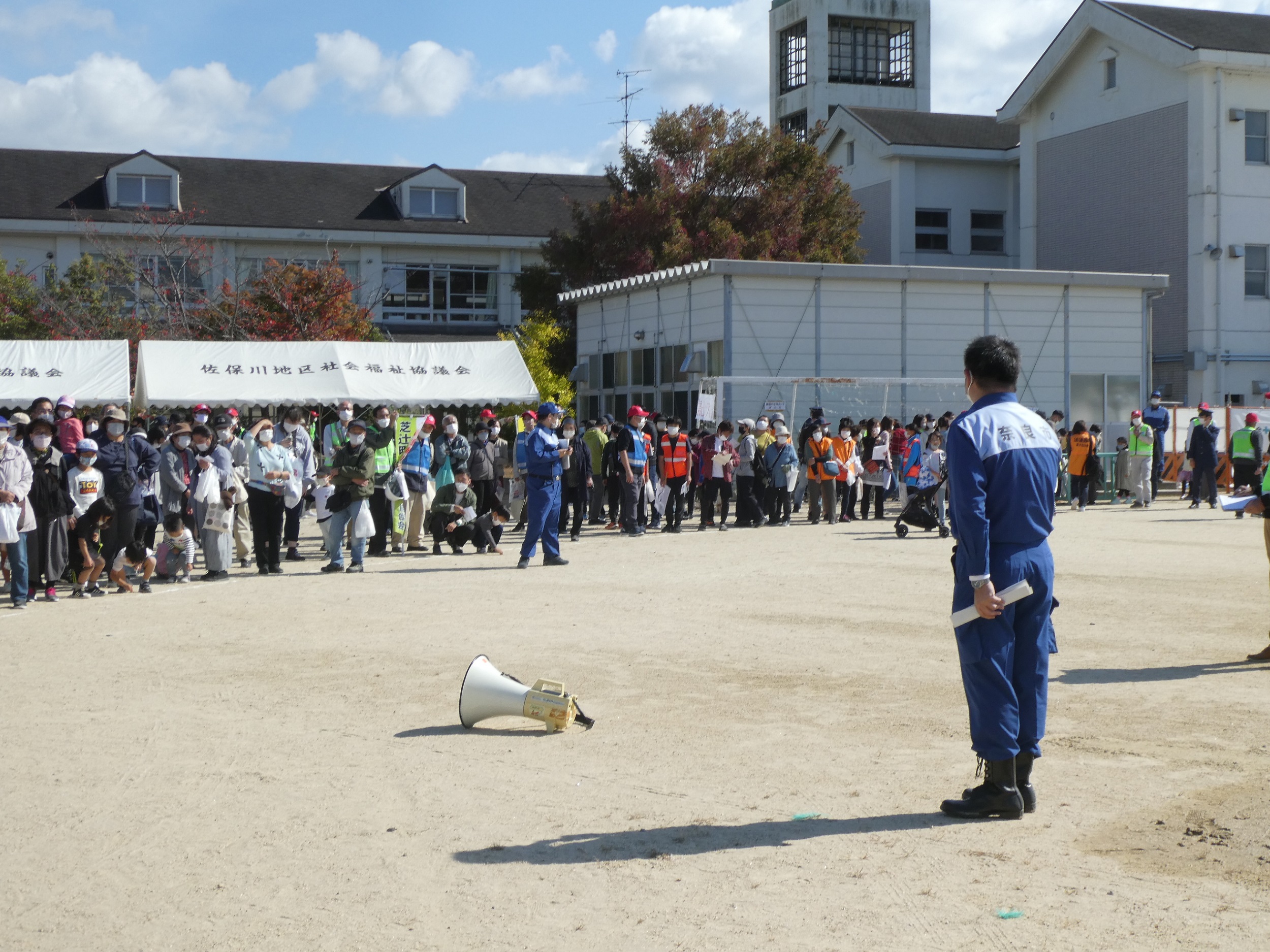 奈良市総合防災訓練「市民いっせい避難訓練」