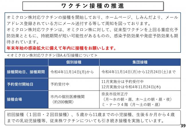 ワクチン接種の推進