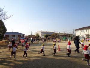 3歳児かけあし