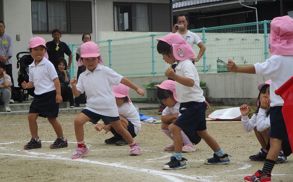 4歳かけっこ