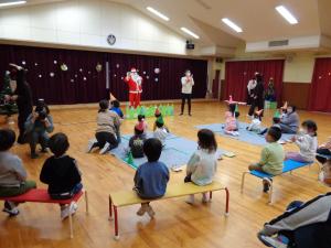 サンタさんがリズム室に来てくれたところ