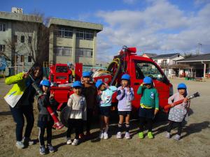 消防車と5歳児