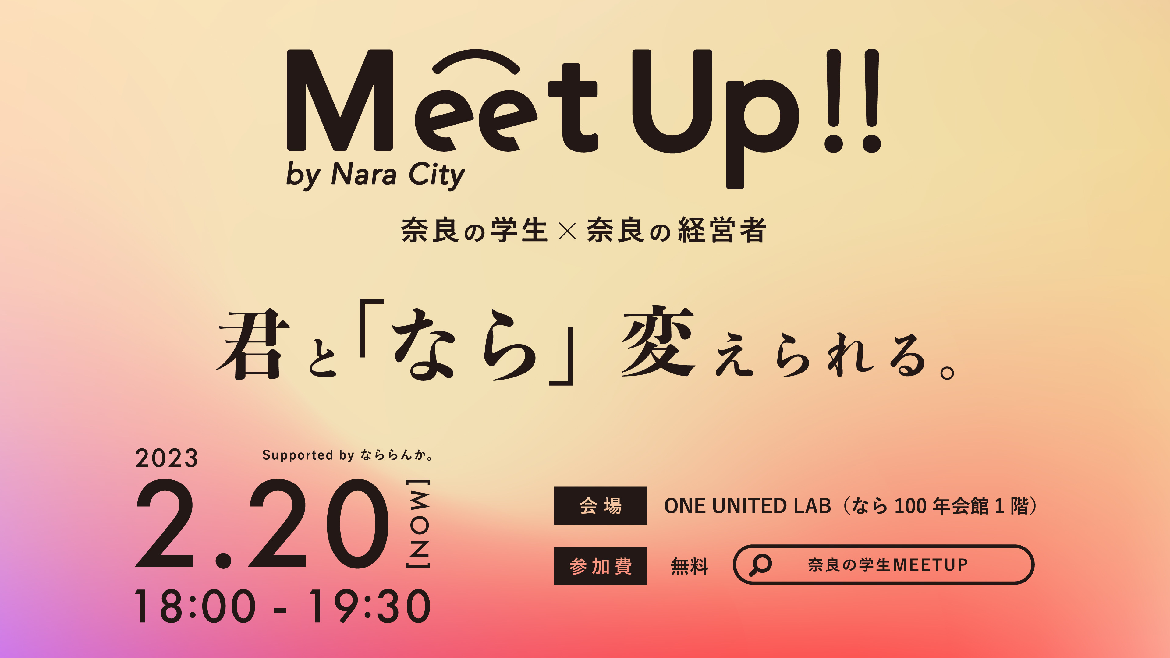 MEETUPポスター