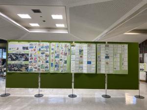 トレド市小学生絵手紙交流展示開催