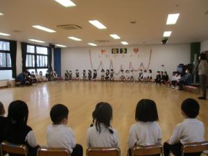4歳児とのお別れ会