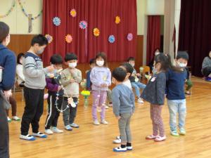 3歳児とのお別れ会