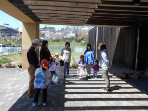 5歳児の降園の様子