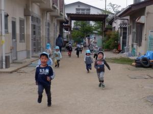 3歳児　よーいどん