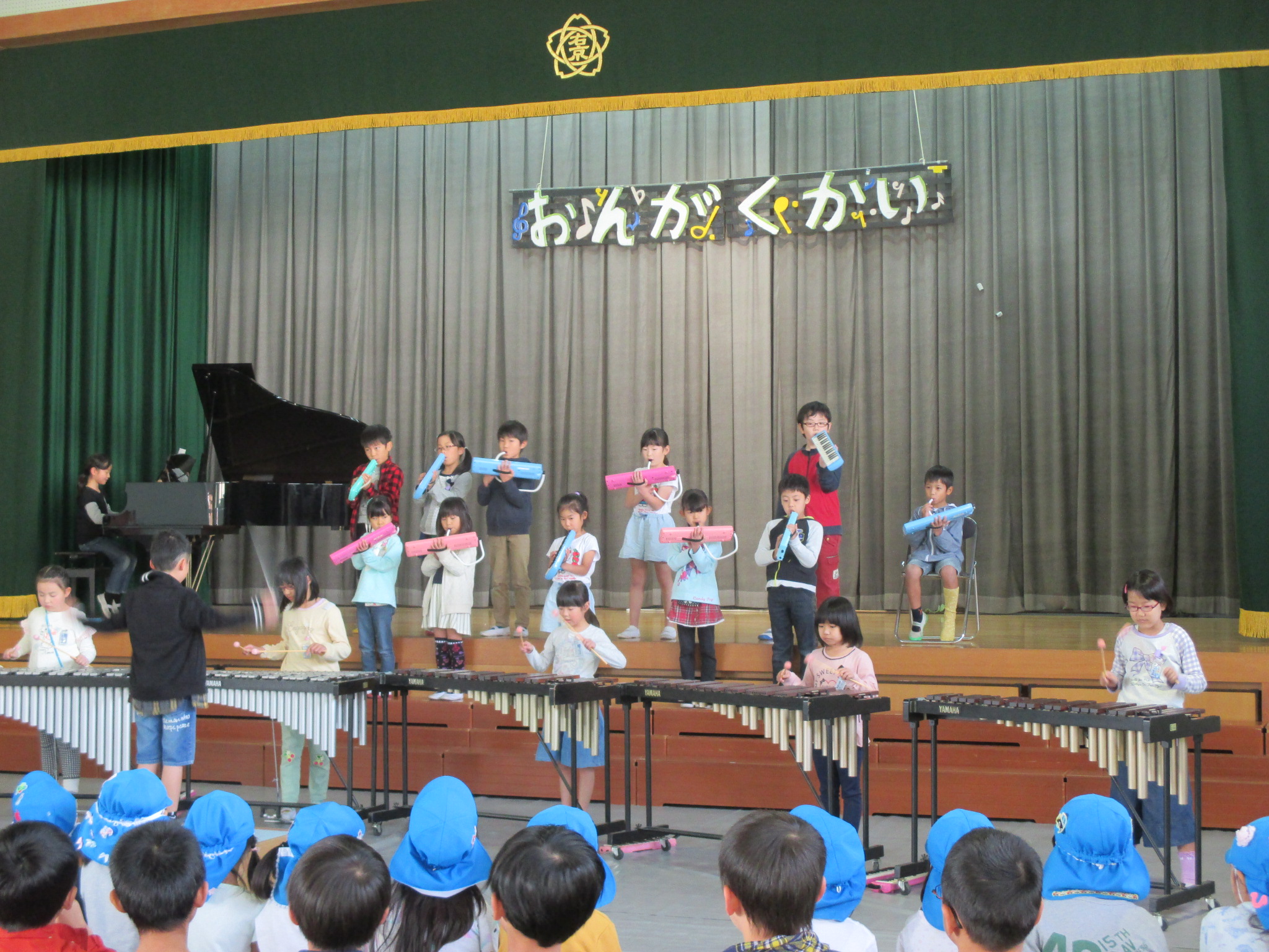 右京小学校音楽会のリハーサルを観せていただきました。の画像