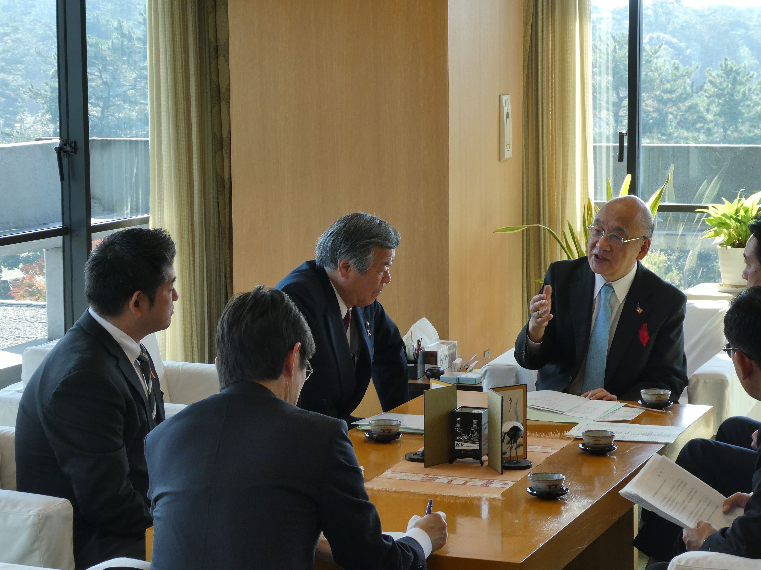 奈良県市長会「知事への政策提言」の画像