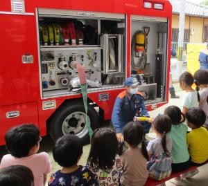 ポンプ車見学１