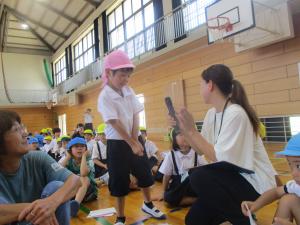 保幼小交流でお話