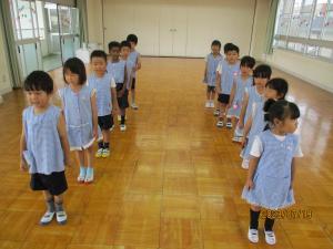 終業式で園長先生のお話