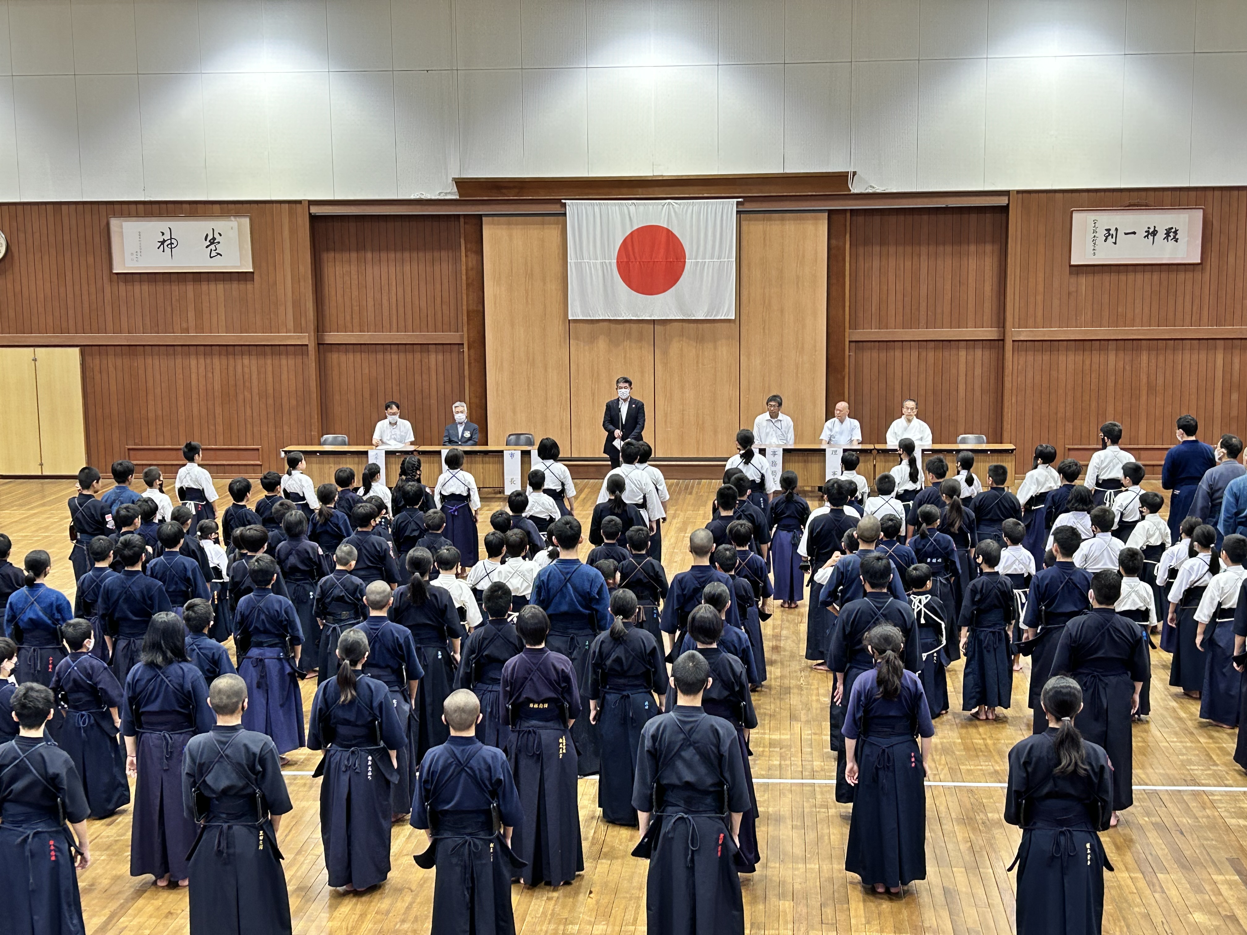 第49回奈良市武道土用稽古会・参禅会開会式（ロート奈良武道場）