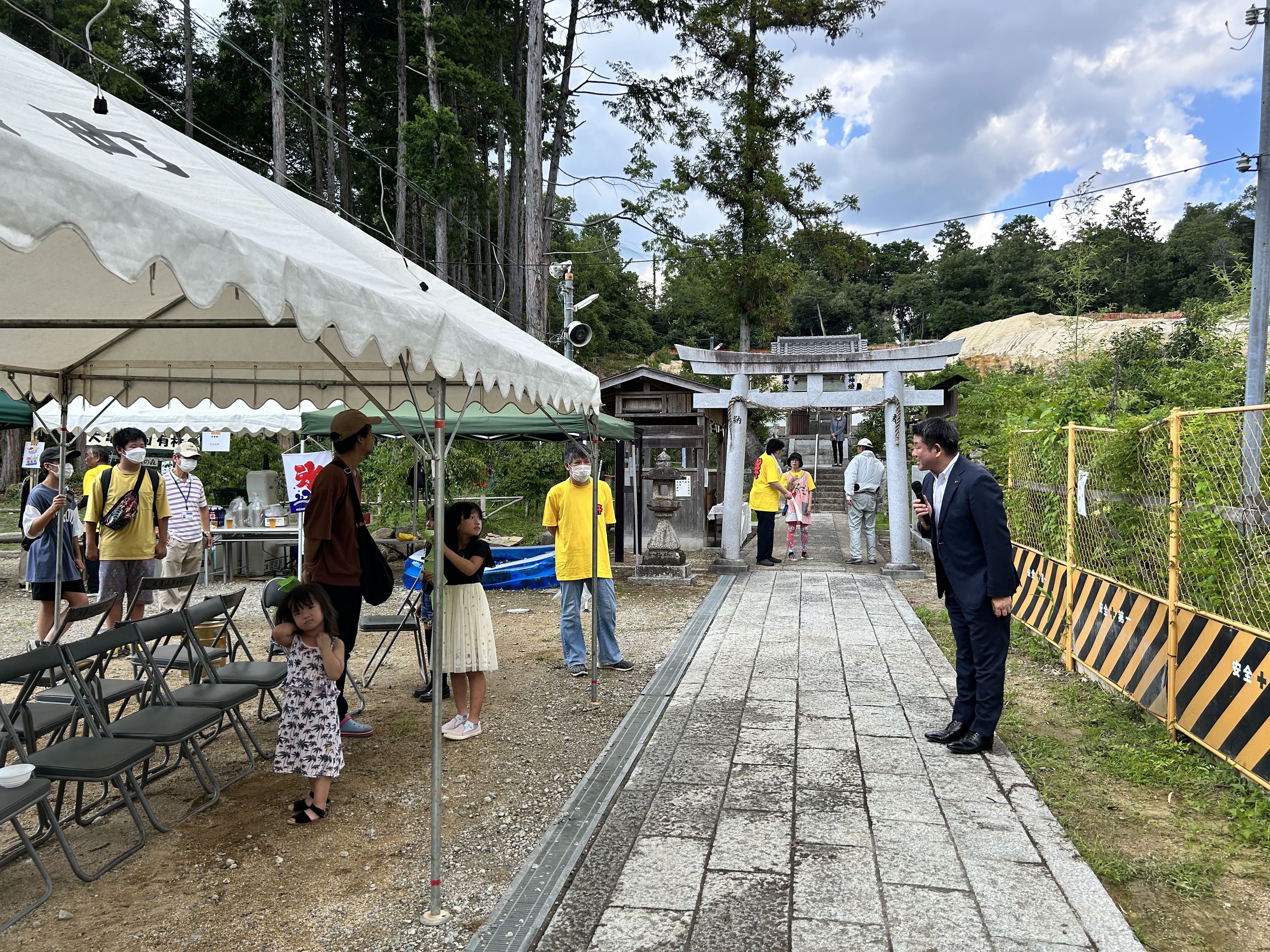 赤膚町夏祭り（五條山天神社）