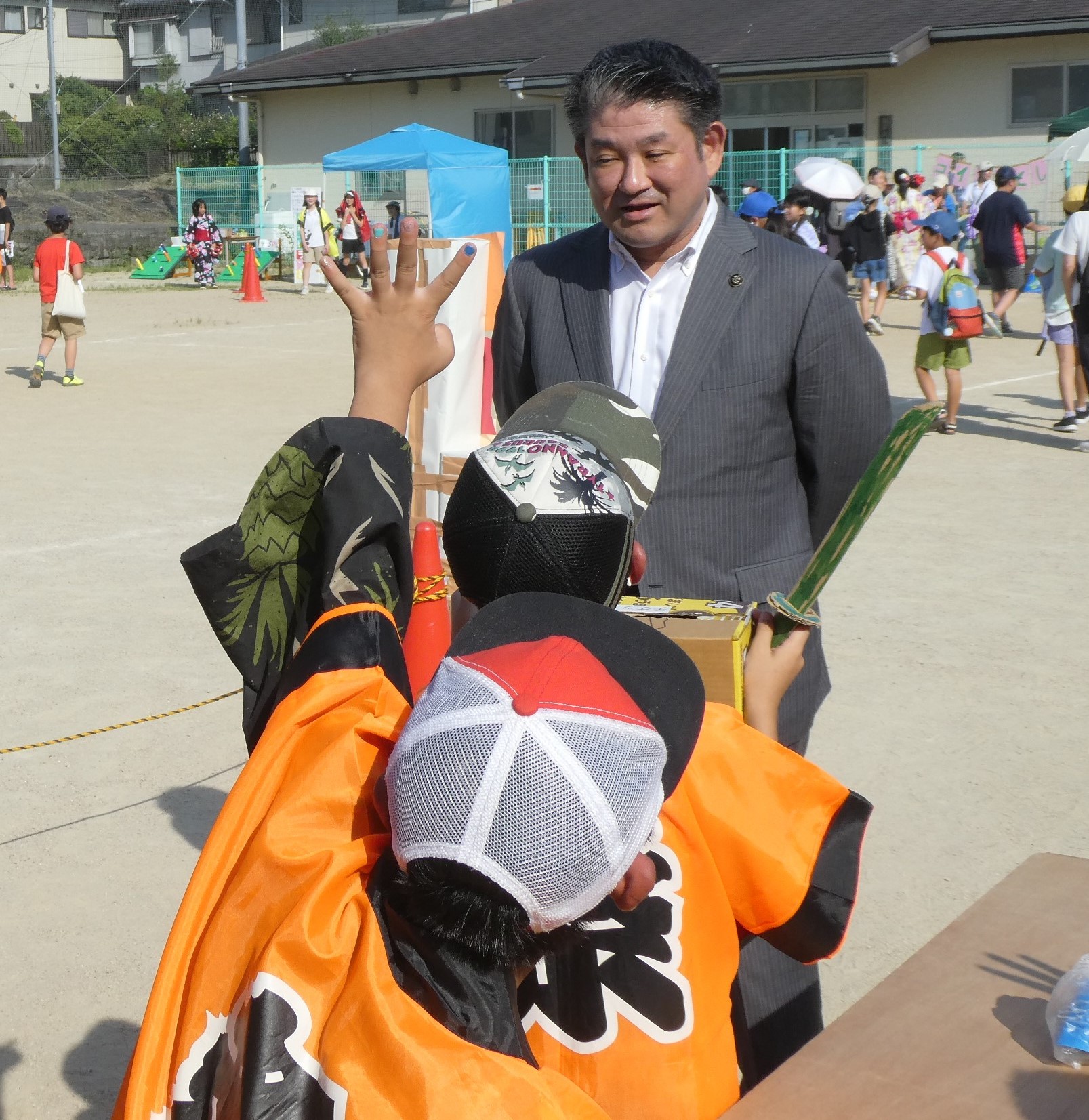 富雄ふれあい盆踊り（富雄北小学校）