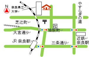 若草地域包括支援センター　地図