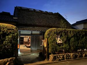 夜の旧細田家住宅の様子