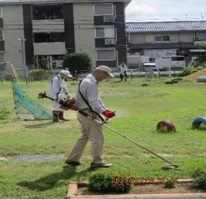 地域の方の草刈り