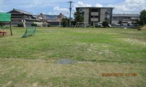 地域の方による園庭草刈り