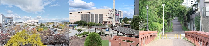 近鉄高の原駅の様子