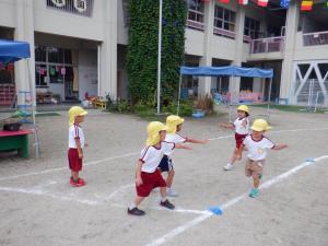 リレーバトン4歳児