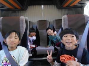 5歳児バスの様子