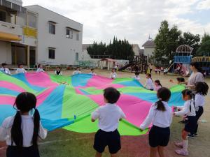みんなでバルーンをしよう