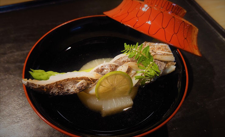 太刀魚の蛇行剣(椀物)