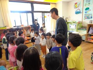 にじ組がお礼に来てくれたよ