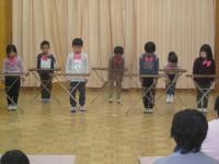 5歳児木琴演奏をしています