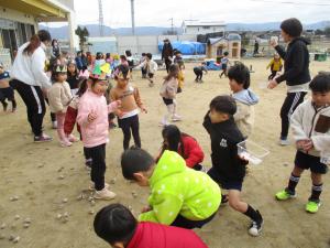 4歳児豆まき