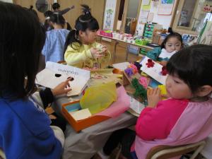 5歳児節分お面