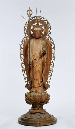 木造地蔵菩薩立像(厨子入)(画像提供:奈良国立博物館)