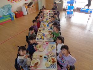 給食おいしいね