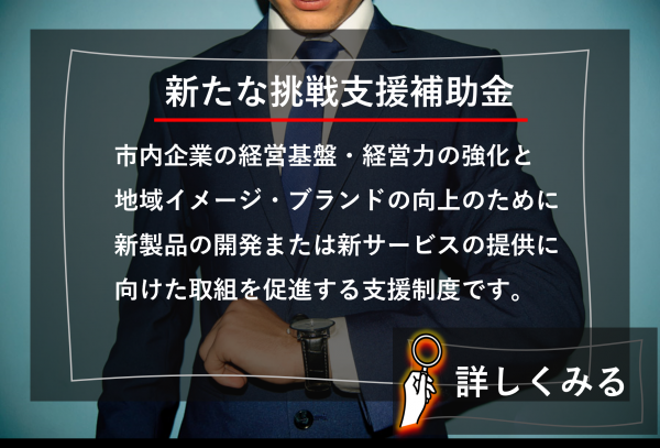 新たな挑戦支援補助金