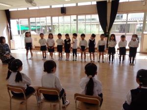 4歳児を迎える会