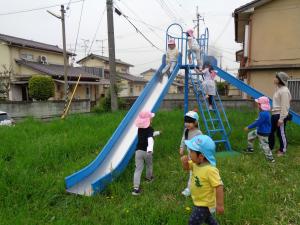 滑り台おおきいな