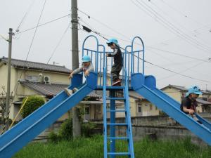 滑り台しゅーっ