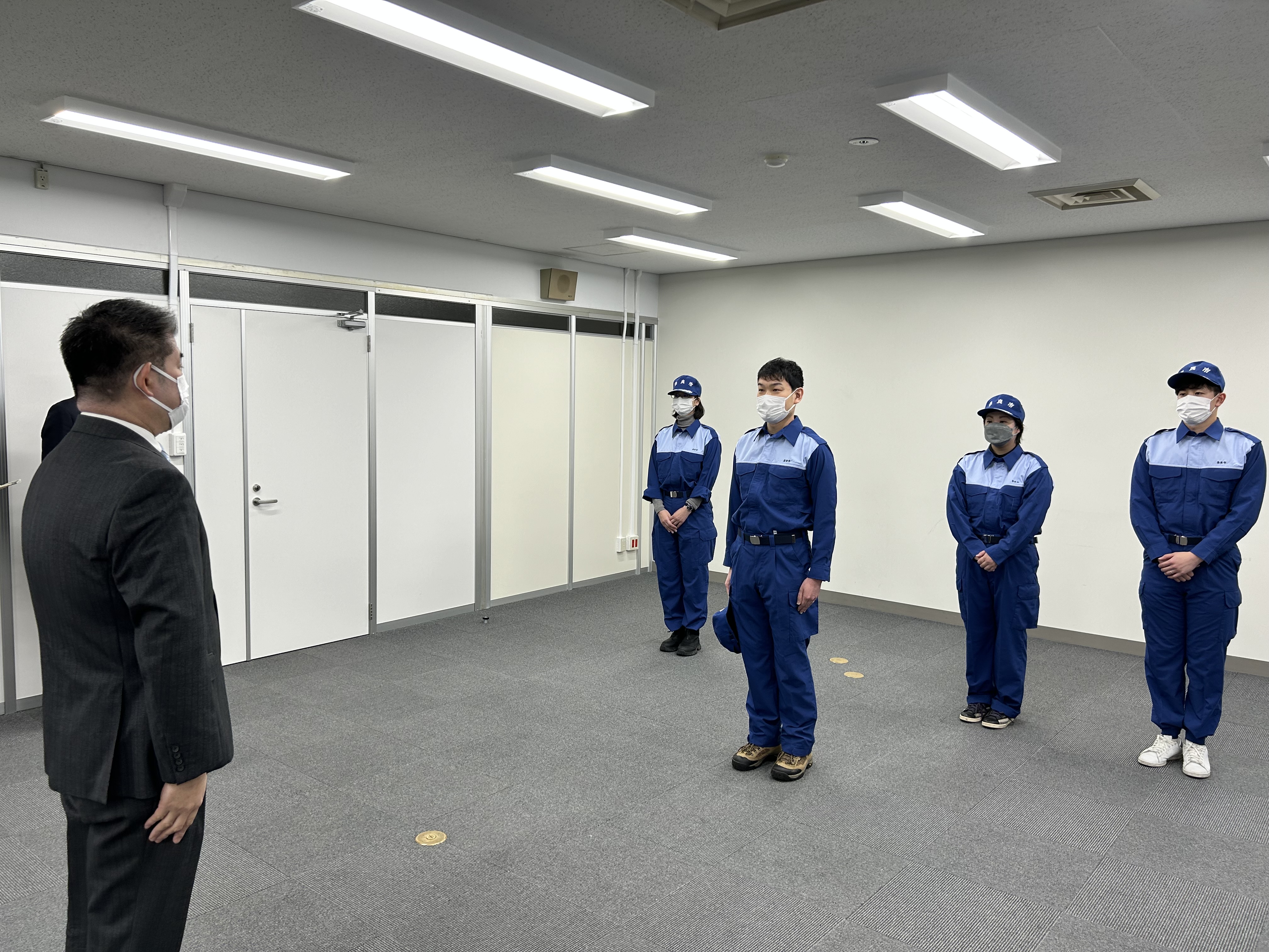 被災地支援に関する派遣職員第17陣出発式