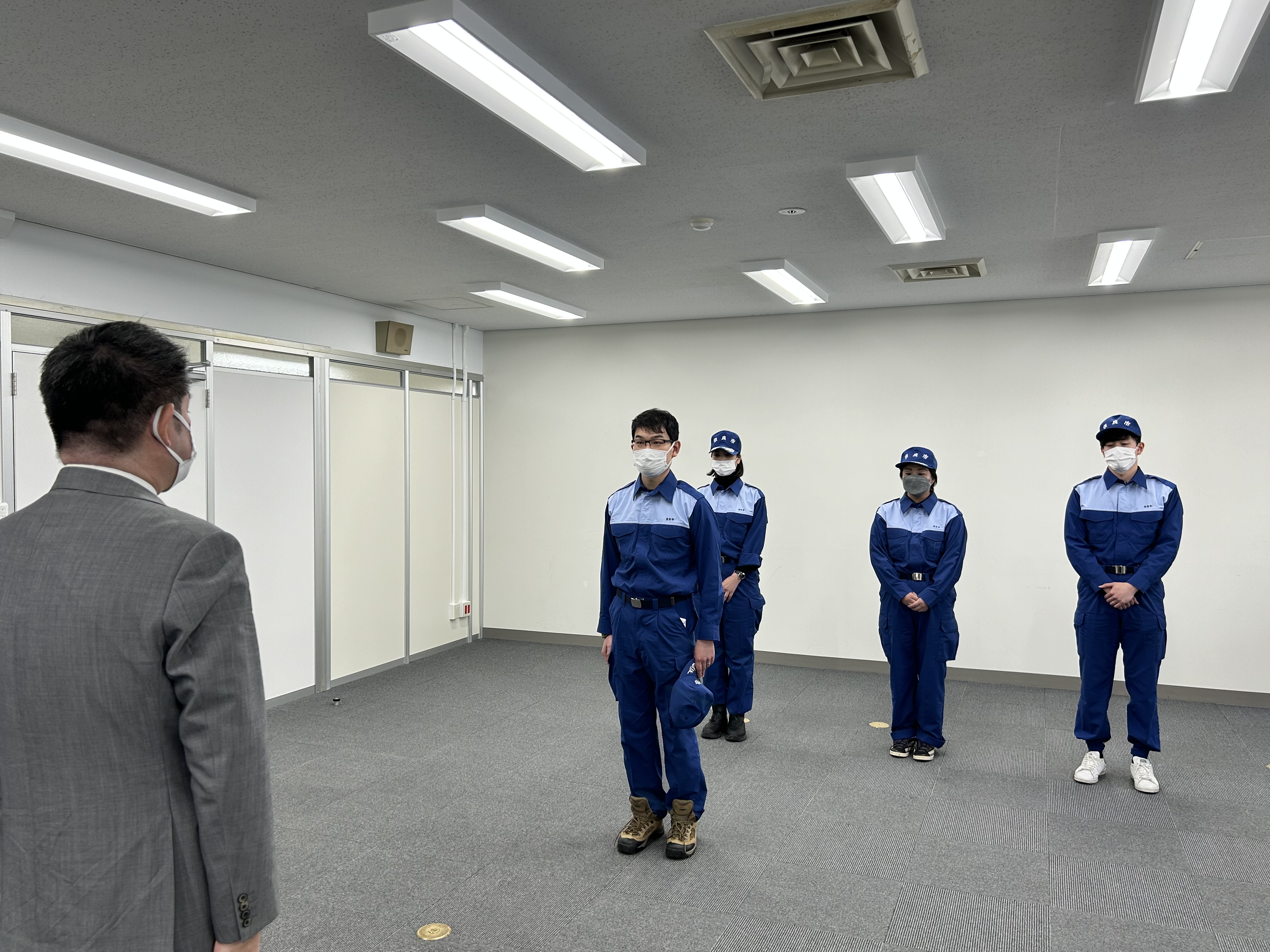 被災地支援に関する派遣職員第17陣帰着式